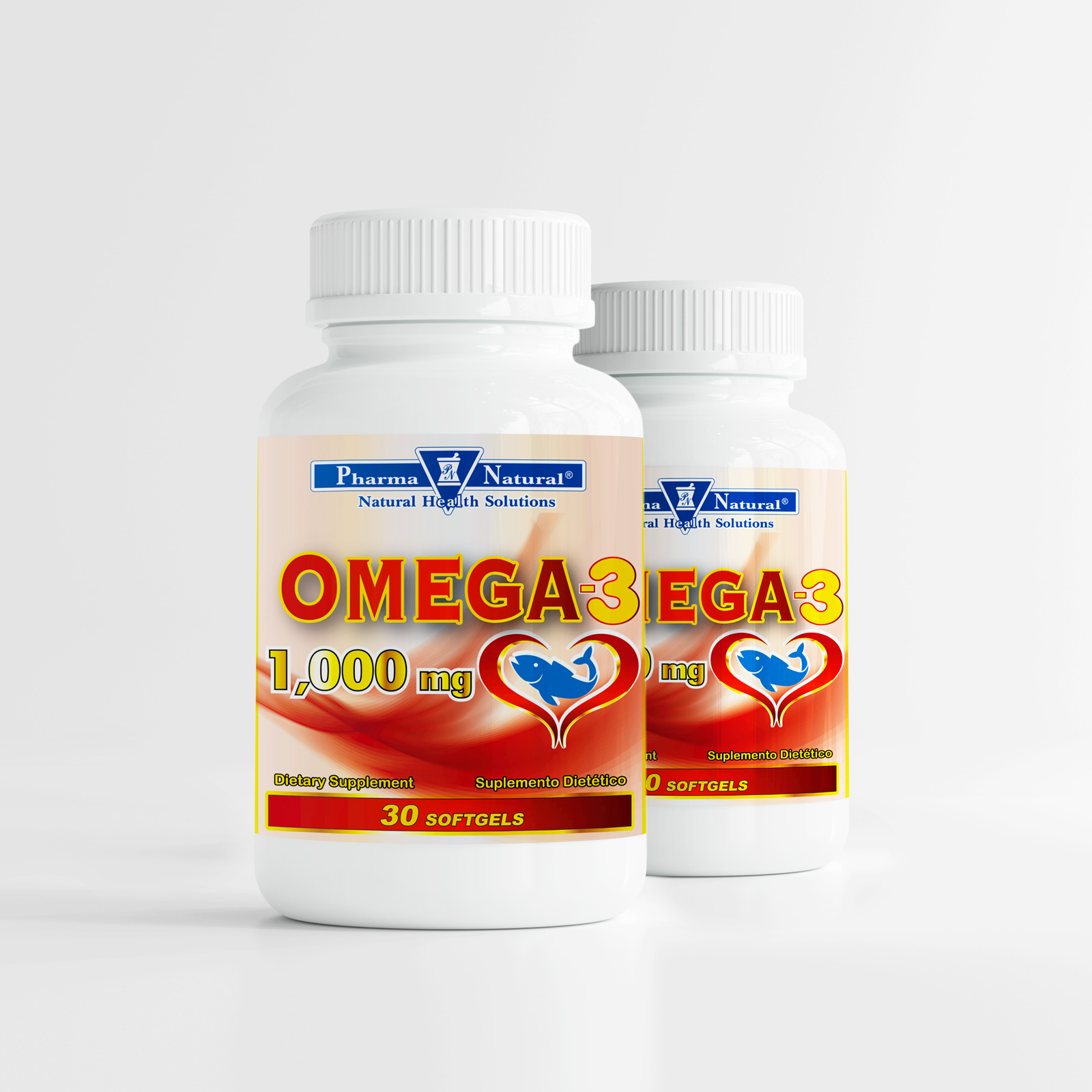 Dicht concert daarna Omega-3 1,000 mg, 2 x (30 Softgels) - Pharma Natural