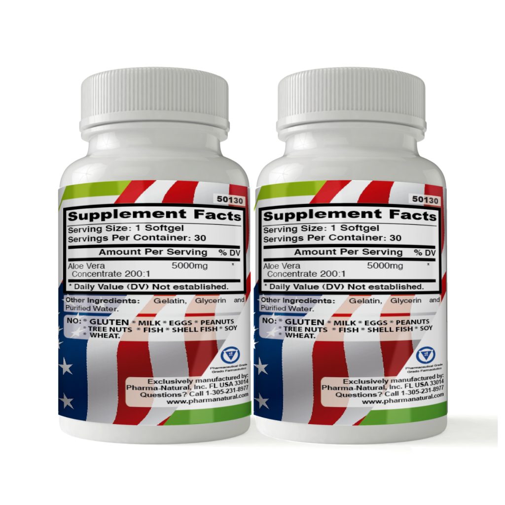 Aloe Vera by PN Extra Strength 2 (30 softgels