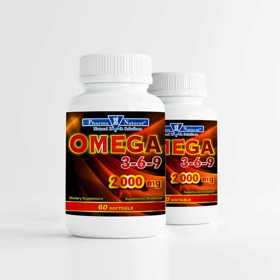 concept verkoopplan Komkommer Omega-3-6-9 2,000 mg, 2 x (60 Softgels) - Pharma Natural