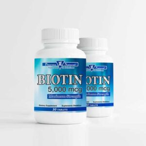 Biotin 5,000 mcg, 2 x (30 Tablets)