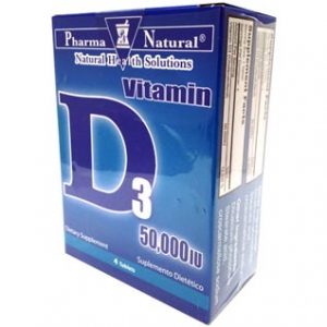 Vitamin D3 50,000 iu 4 Tablets