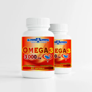 Omega-3 3,000 mg, 2 x (60 Softgels)